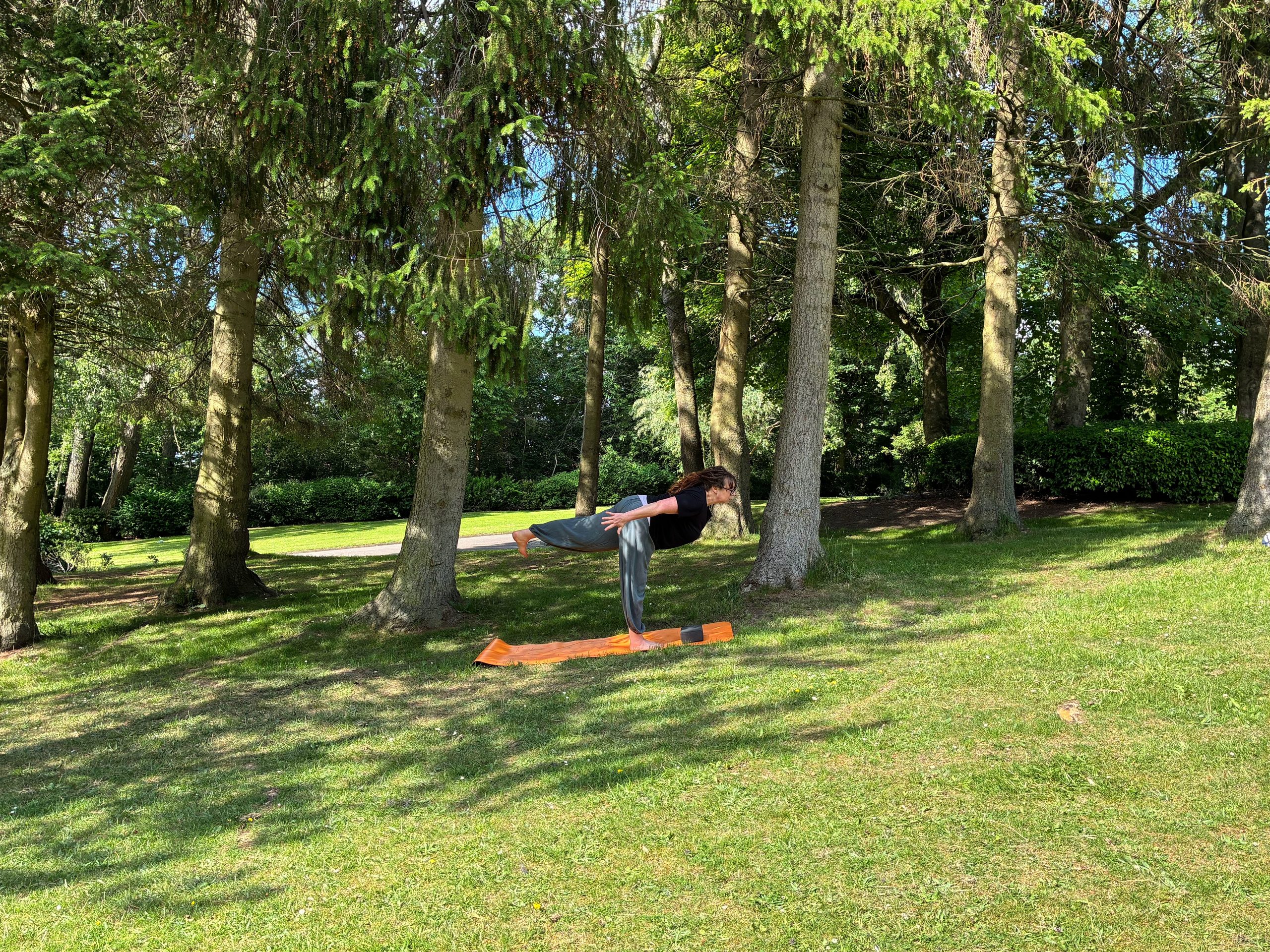 Derwentside yoga outdoors